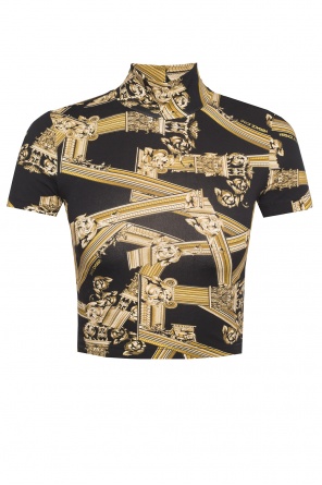 Wzorzysty top z golfem, zdjęcie 1 Wzorzysty top z golfem od Versace Jeans
